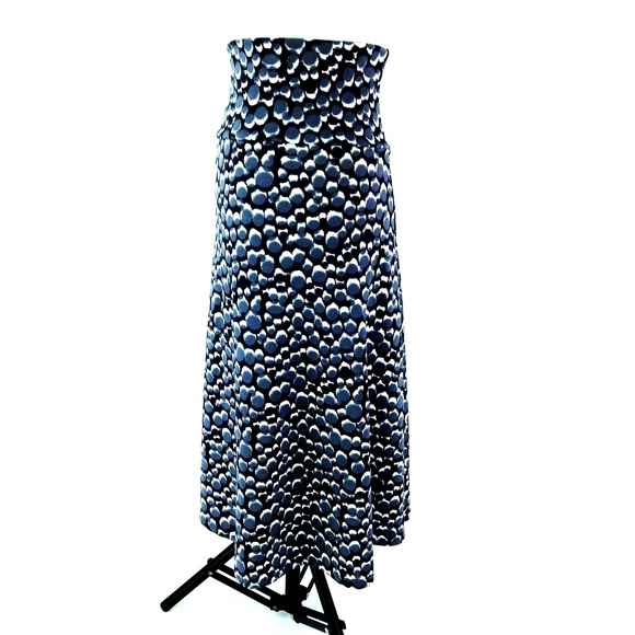 Lularoe Skirt Black Gray Print Sz Small  02088 - Picture 4 of 8